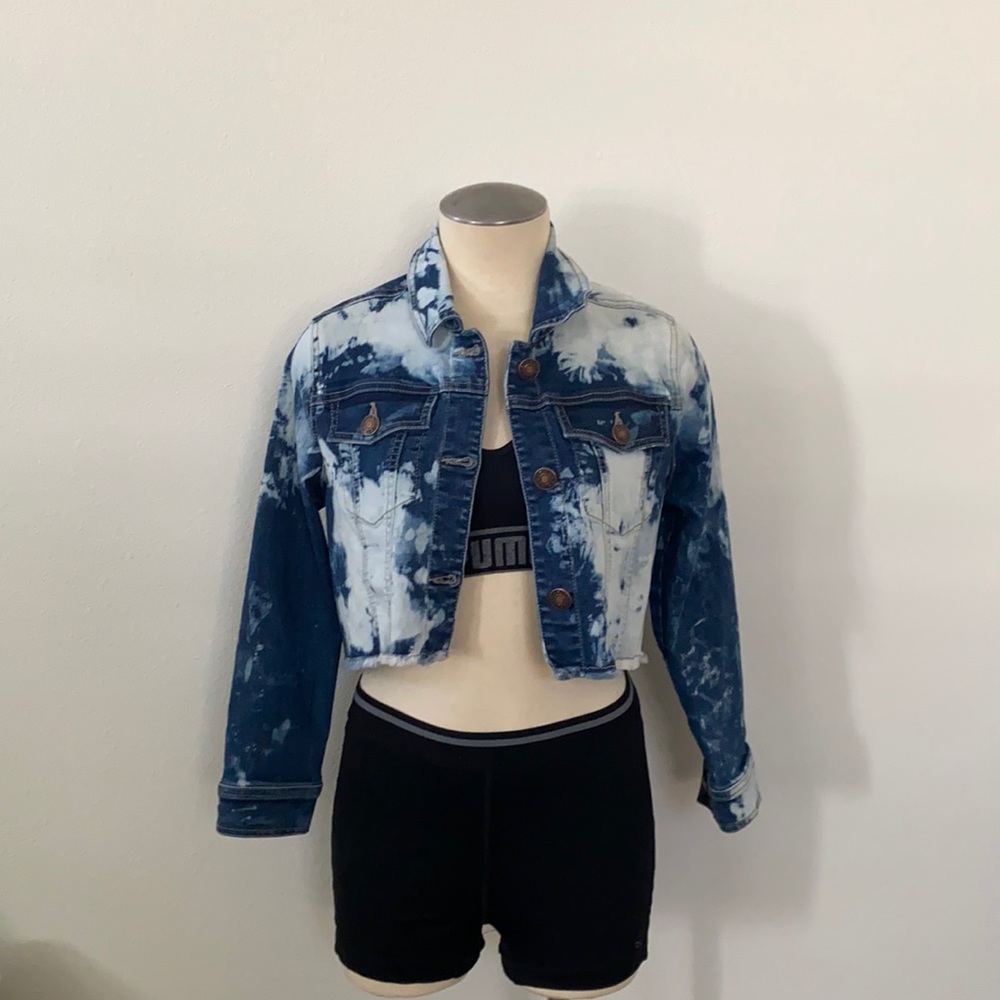 3/$15 Cropped Jean jacket